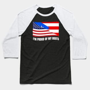 Proud Puerto Rico Flag, Puerto Rico gift heritage, Puerto Rican girl Boy Friend Boricua Puertoriqueño Baseball T-Shirt